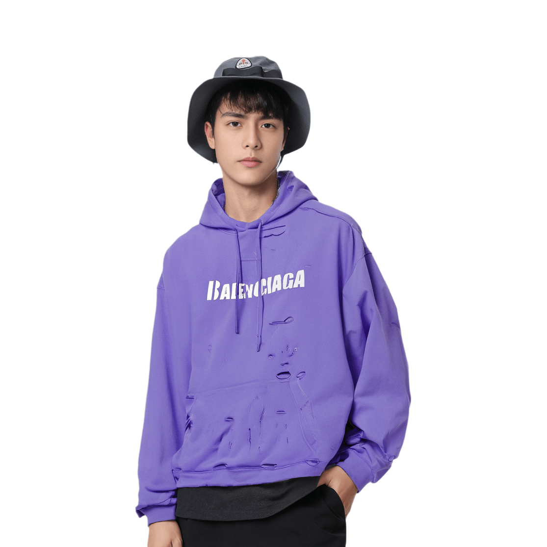 Balenciaga SS22 Hoodie Purple — фото 5