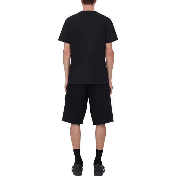 Alexander McQueen Printed Crewneck T-Shirt Black — фото 3