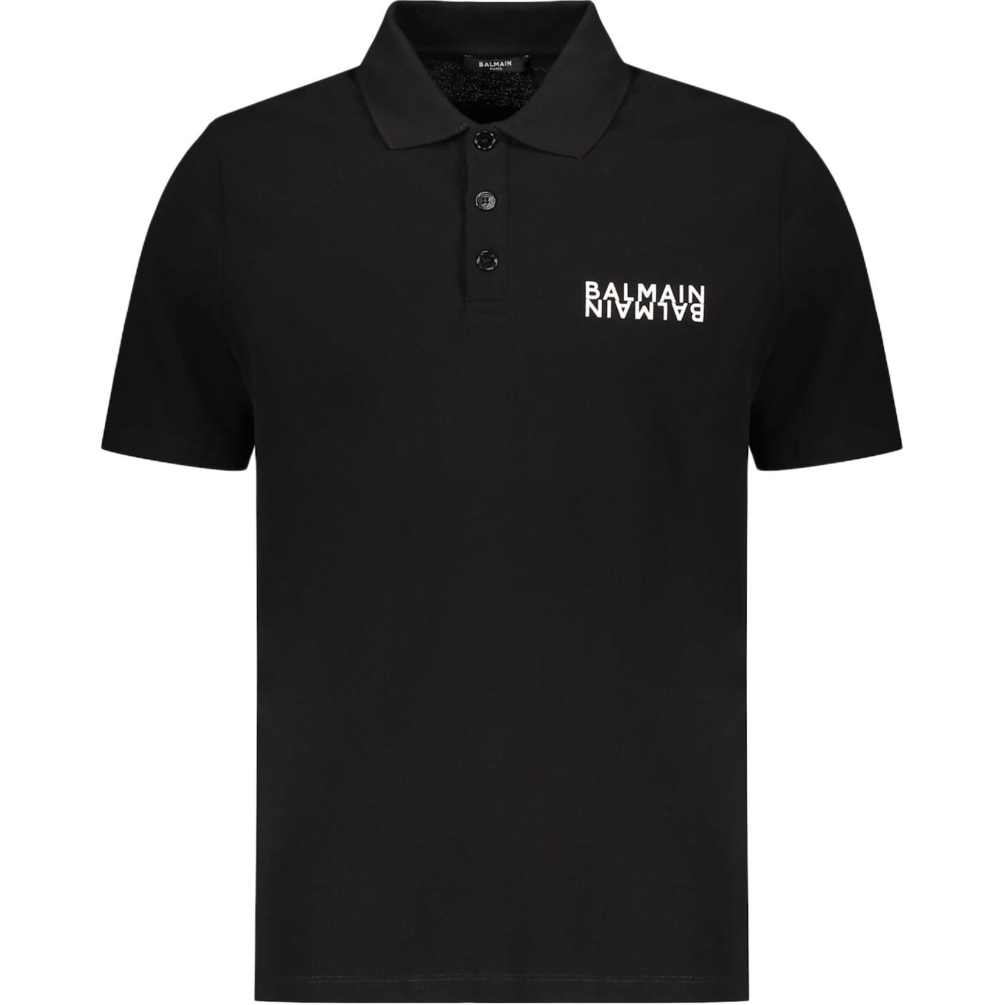 BALMAIN SS25 Logo Polo