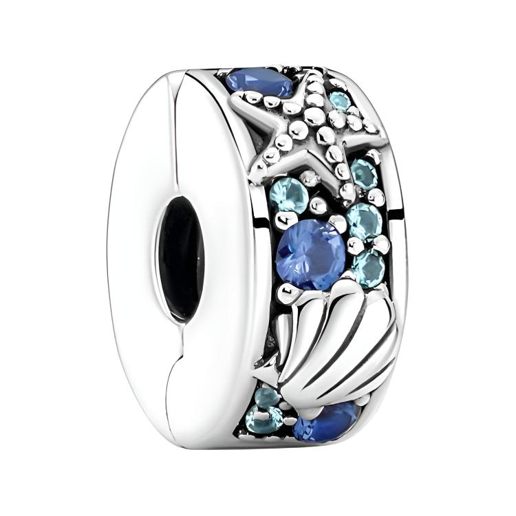 Pandora/潘多拉 Pandora Starfish Shell Charm Silver