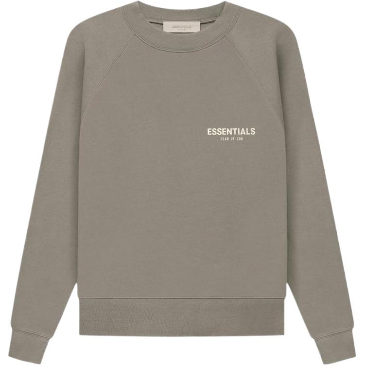Fear of God Essentials SS22 Crewneck Desert Taupe Logo