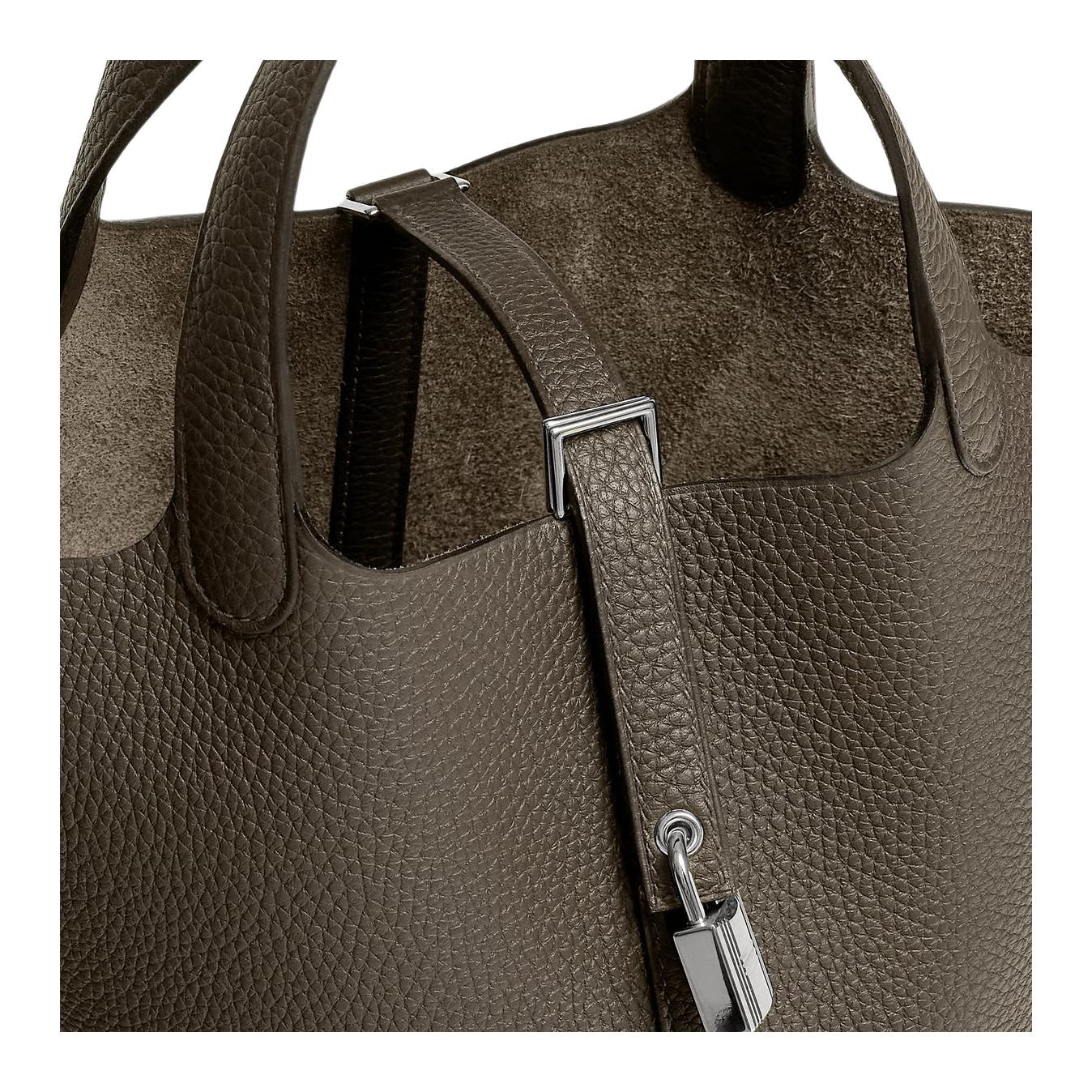 Hermes Picotin Lock 18 Clemence 18 V8 Vert Loden — фото 3