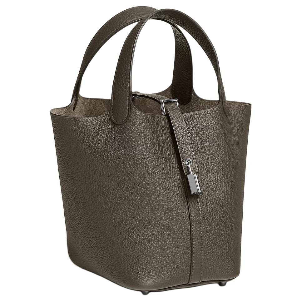 Hermes Picotin Lock 18 Clemence 18 V8 Vert Loden — фото 1