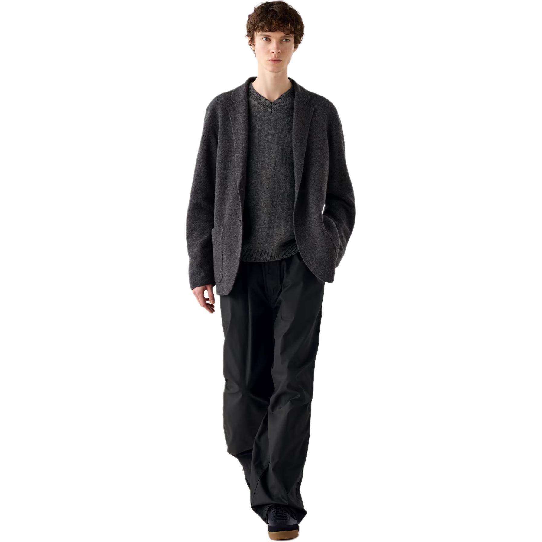 Uniqlo x Clare Waight Keller FW24 Knit Jacket Deep Gray — фото 2