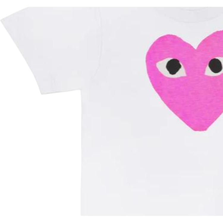 Cdg Play SS24 Pink Tee — фото 4