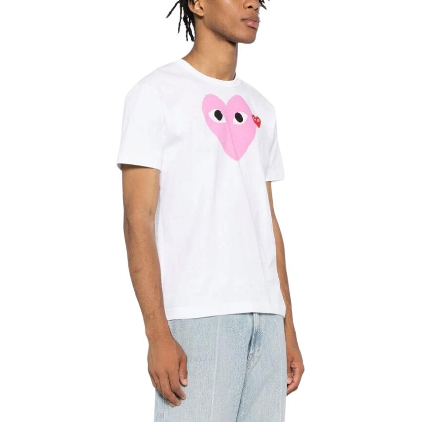 Cdg Play SS24 Pink Tee — фото 3