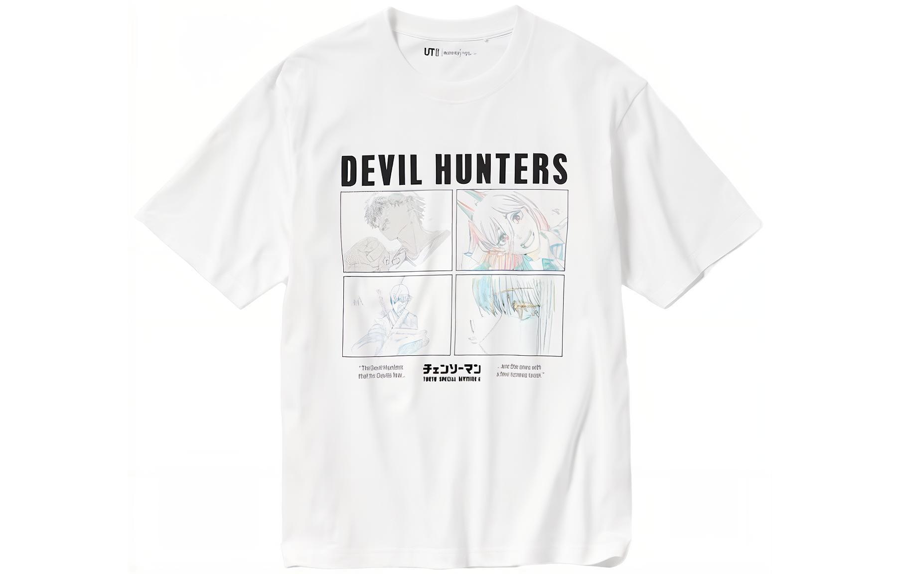 UNIQLO/优衣库 UNIQLO x Chainsaw Man T-Shirt White