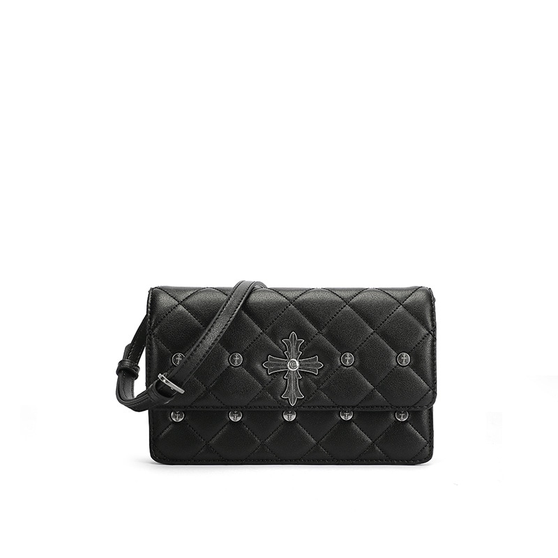 Ed Hardy Classic Studded Crossbody Bag