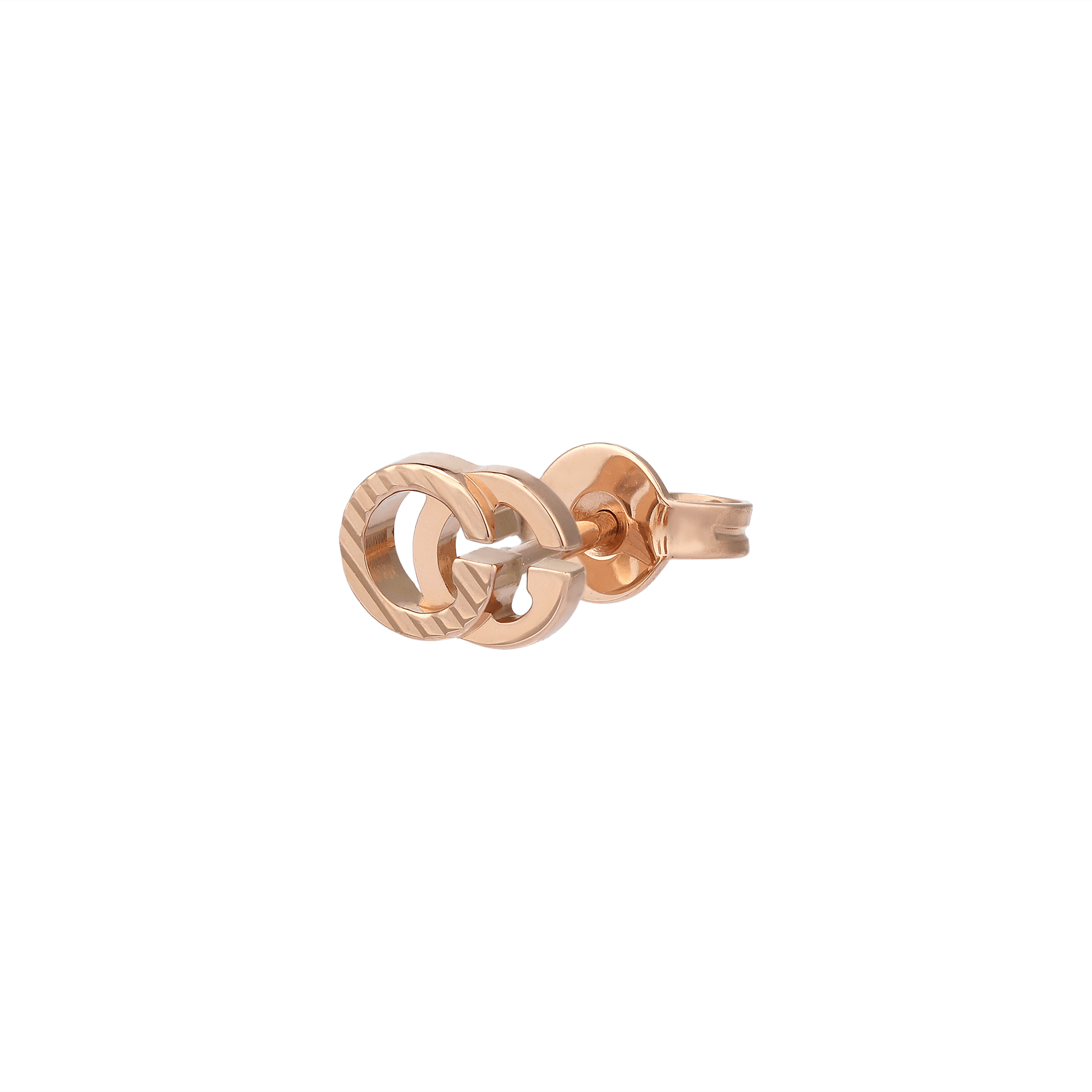 Gucci Running 18k Rose Gold Earrings — фото 2