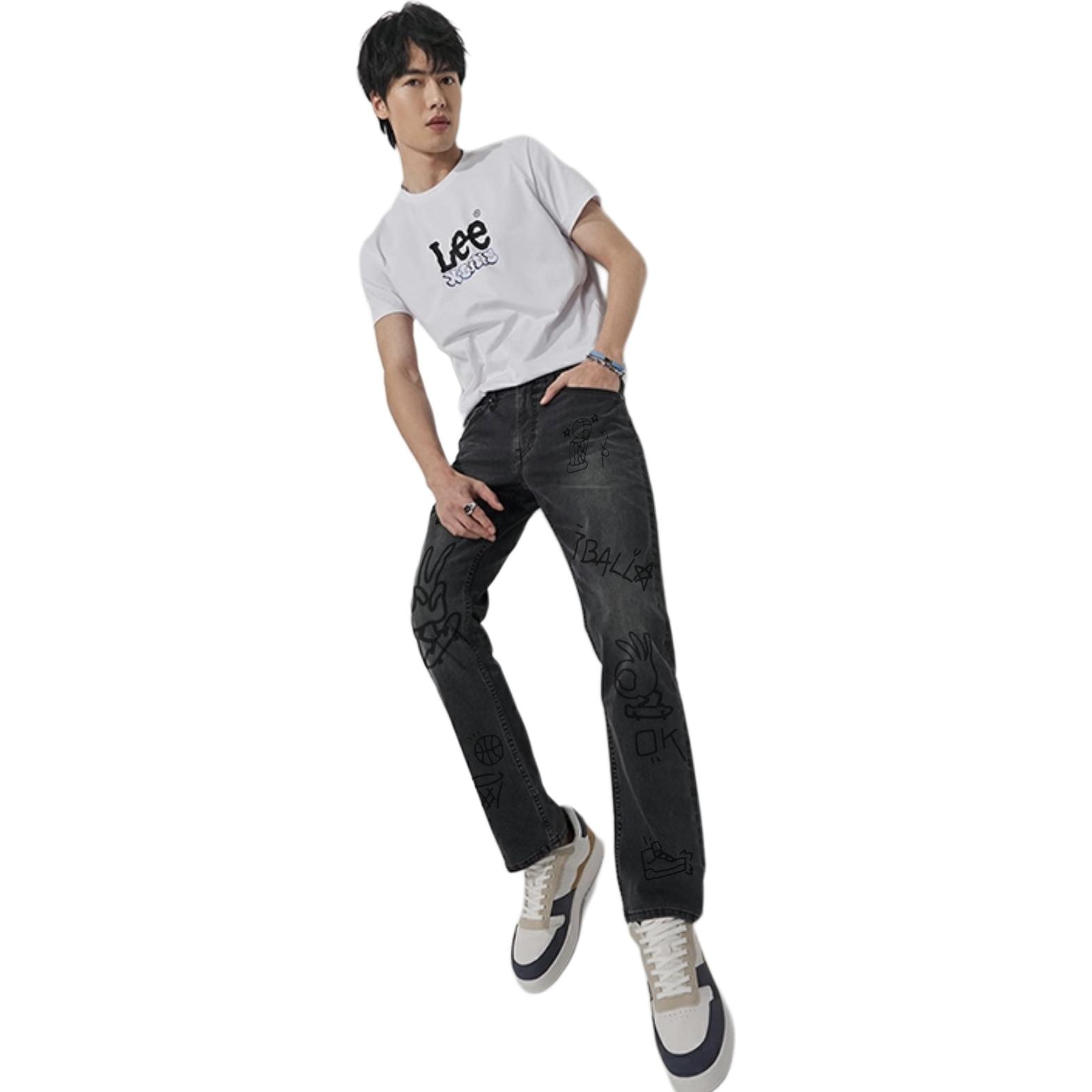 Lee 726 Hand-Painted Graffiti Basketball Jeans — фото 5