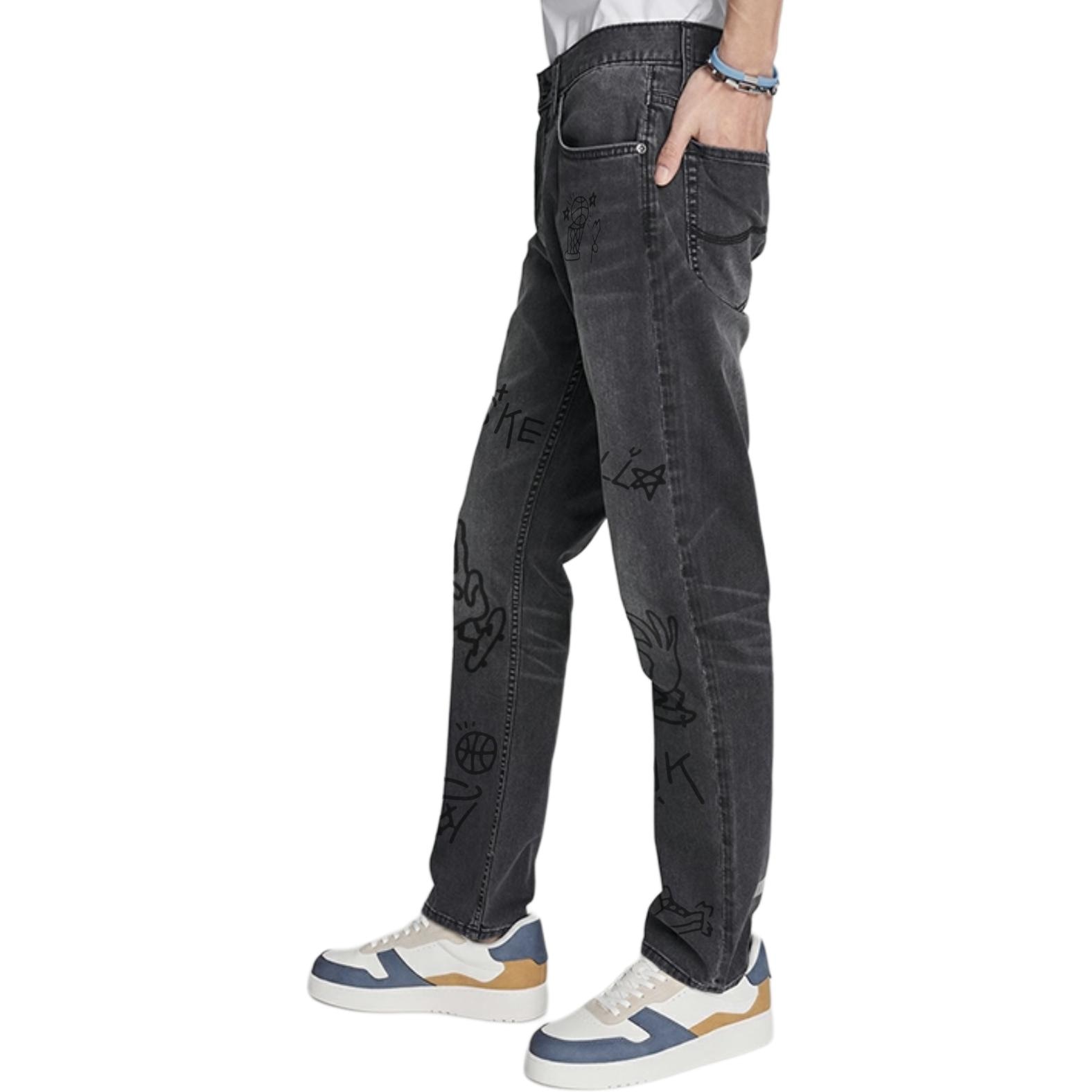 Lee 726 Hand-Painted Graffiti Basketball Jeans — фото 4