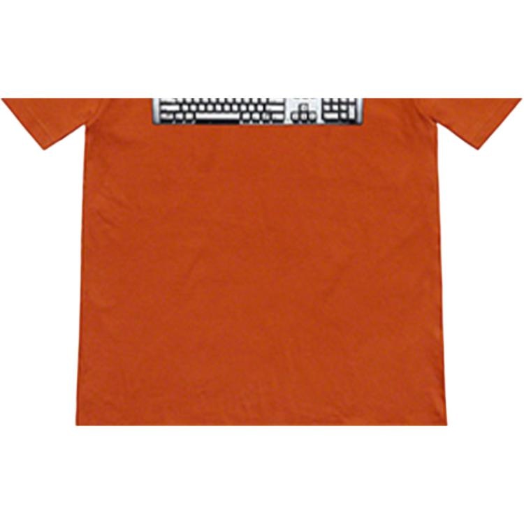 Supreme SS19 Keyboard Tee Rust — фото 2