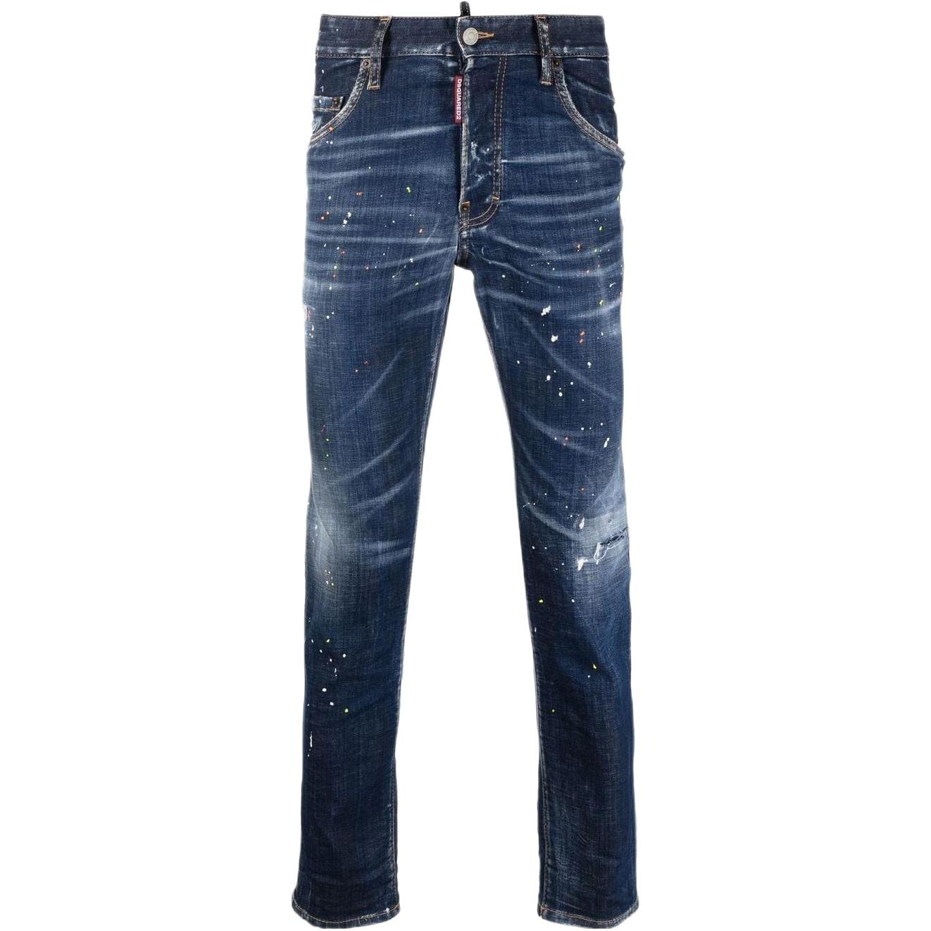 DSQUARED 2 DSQUARED2 FW22 Straight Jeans Blue