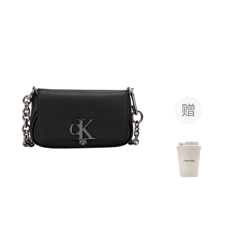 Calvin Klein Saddle Bag Black — фото 10