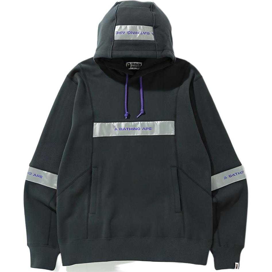 Худи A BATHING APE BAPE Wide Patchwork Hoodie Black
