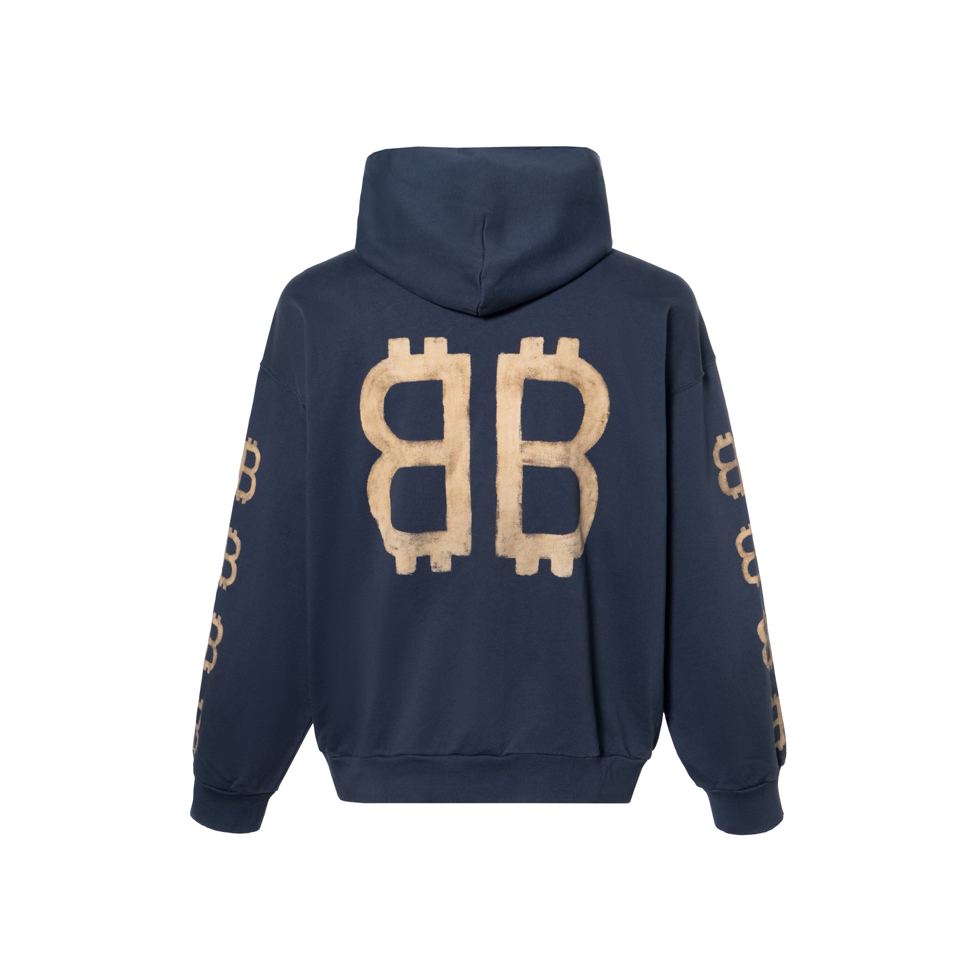 Balenciaga FW24 Logo Hoodie Blue — фото 1