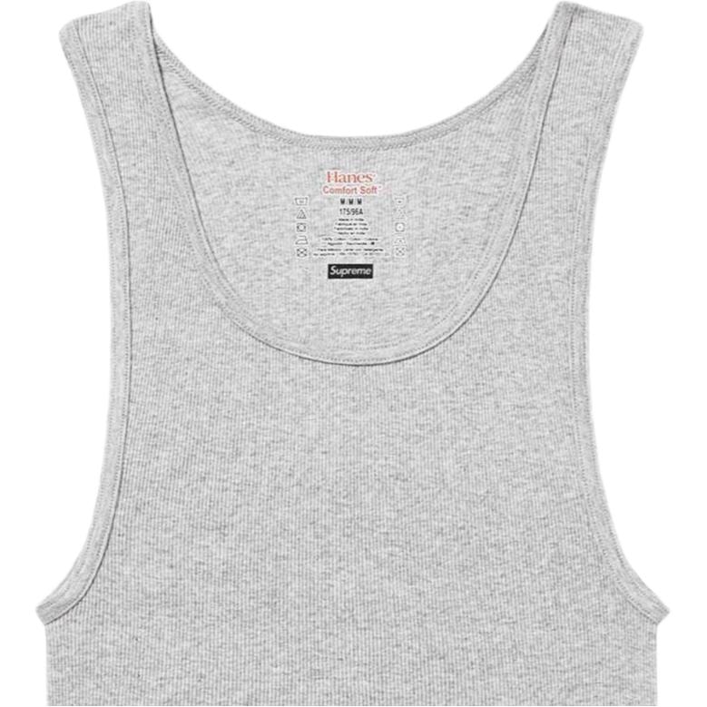 Supreme Tank Tops Grey — фото 4