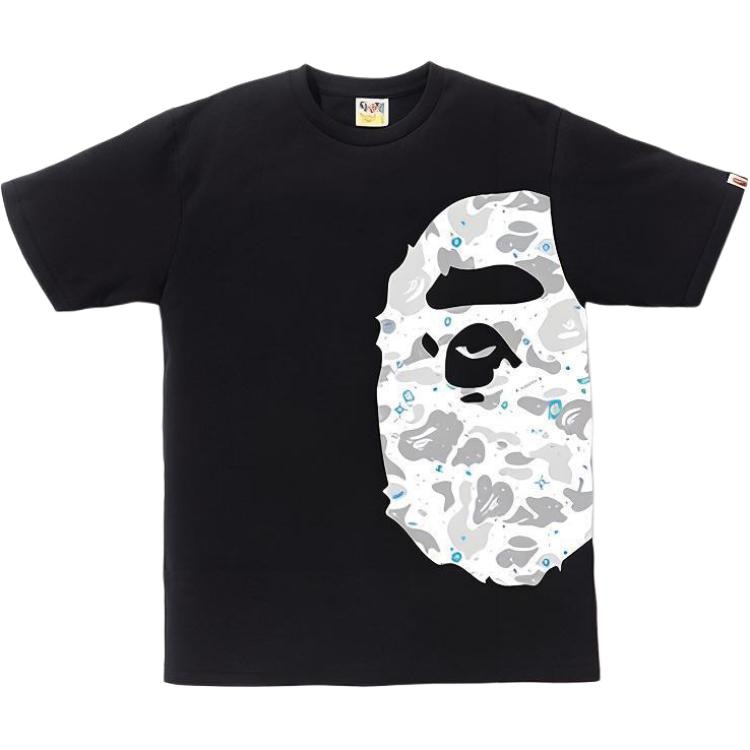 A BATHING APE BAPE Space Camo Big Head Tee