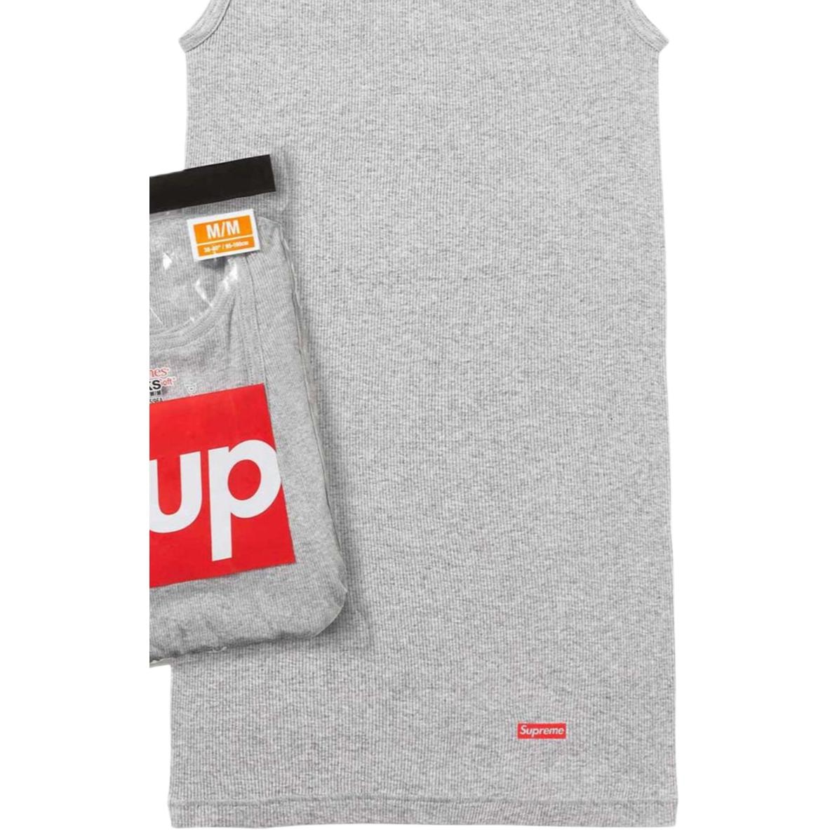 Supreme Tank Tops Grey — фото 3