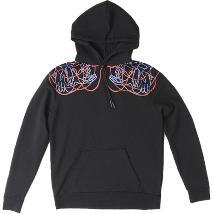 Худи Marcelo Burlon County Of Milan Marcelo Burlon Abstract Handprint Hoodie Black