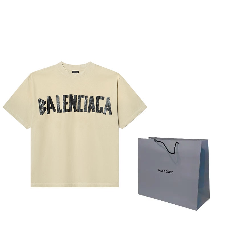 Balenciaga T-Shirt Beige — фото 2