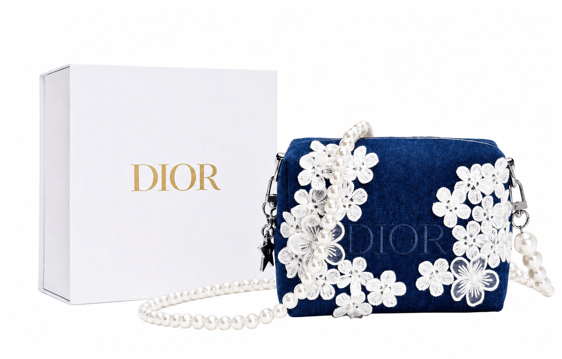 Dior (Арт. 蓝色牛仔面料化妆包(Team80-月色花语)) — фото 5