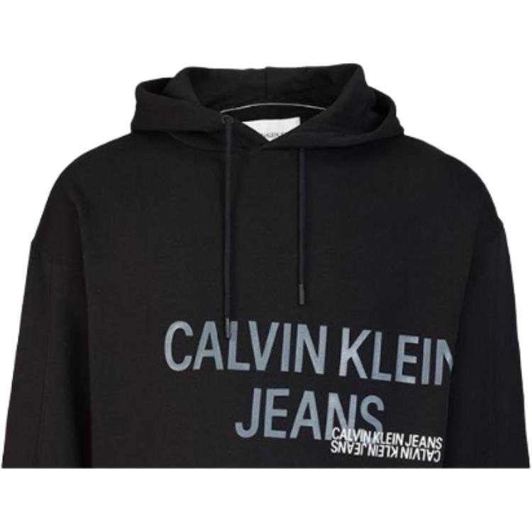 Calvin Klein Logo Hoodie Black — фото 6