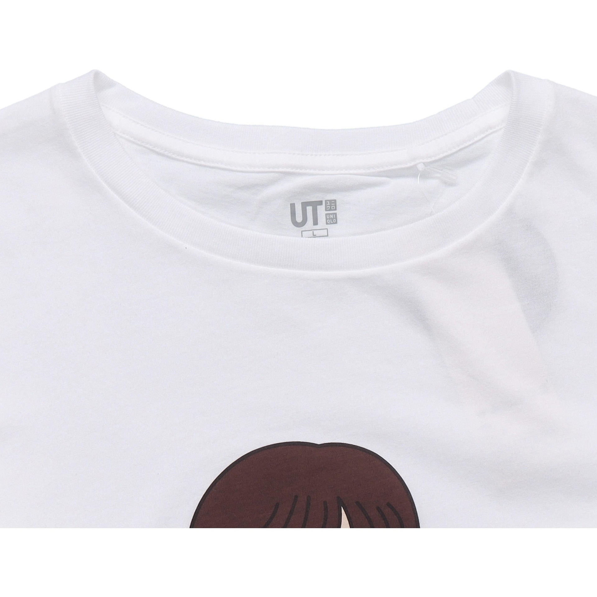 Uniqlo Classic Cartoon T-Shirt White — фото 3