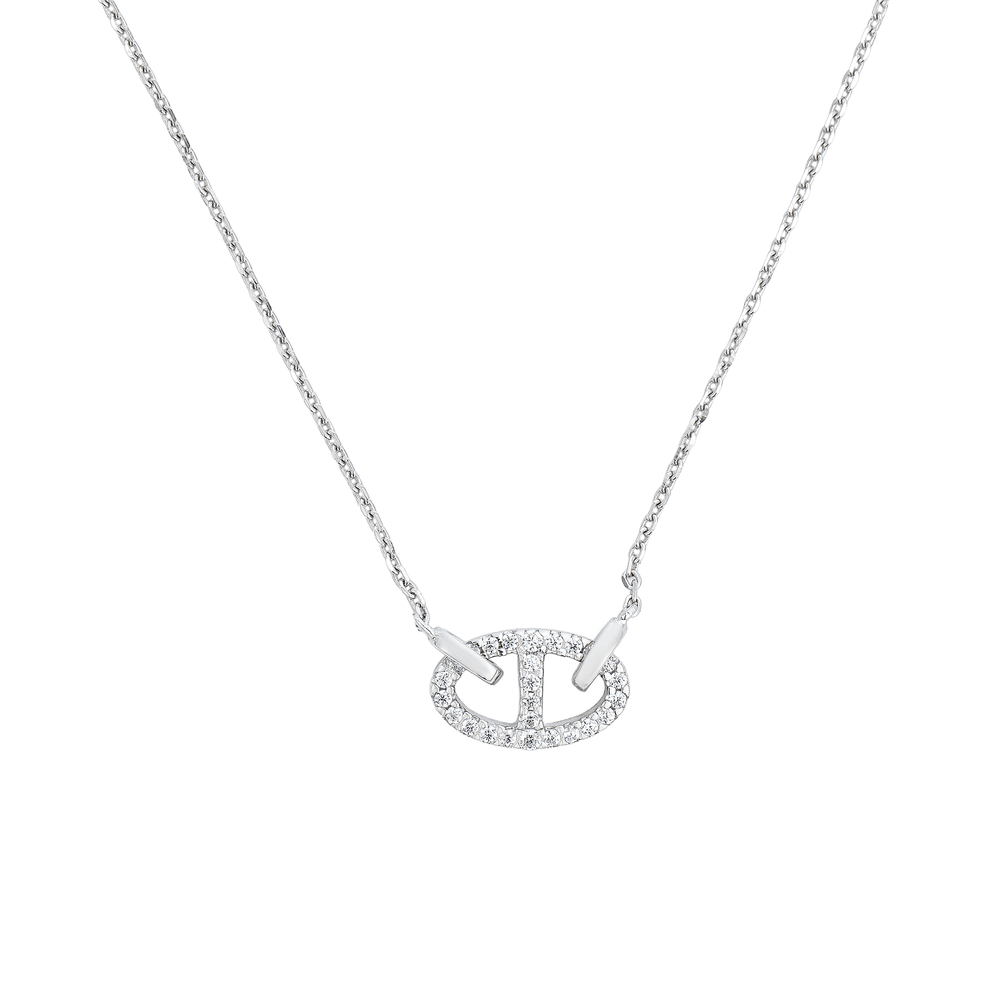 apm monaco Maille Marine Silver Necklace