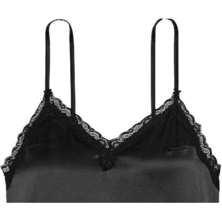 Victoria'S Secret Tease Satin Lace-Trim Mini SlipBk V — фото 2