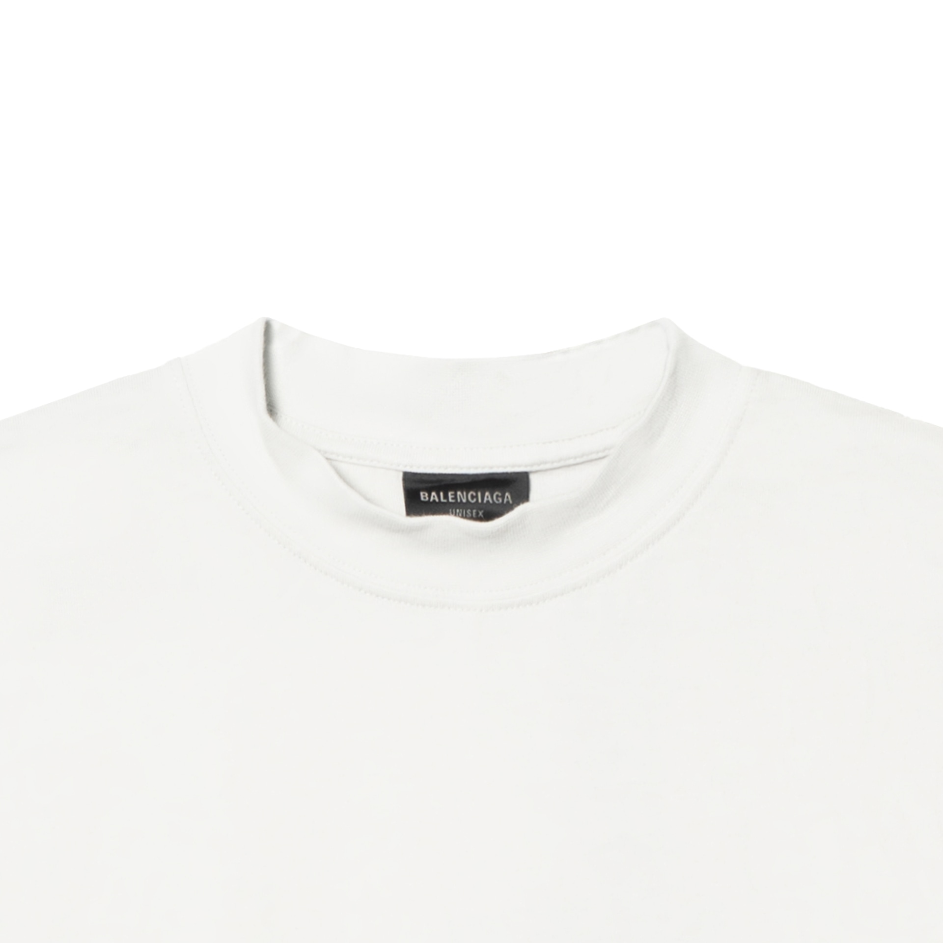 Balenciaga SS24 Logo Print T-Shirt White — фото 4