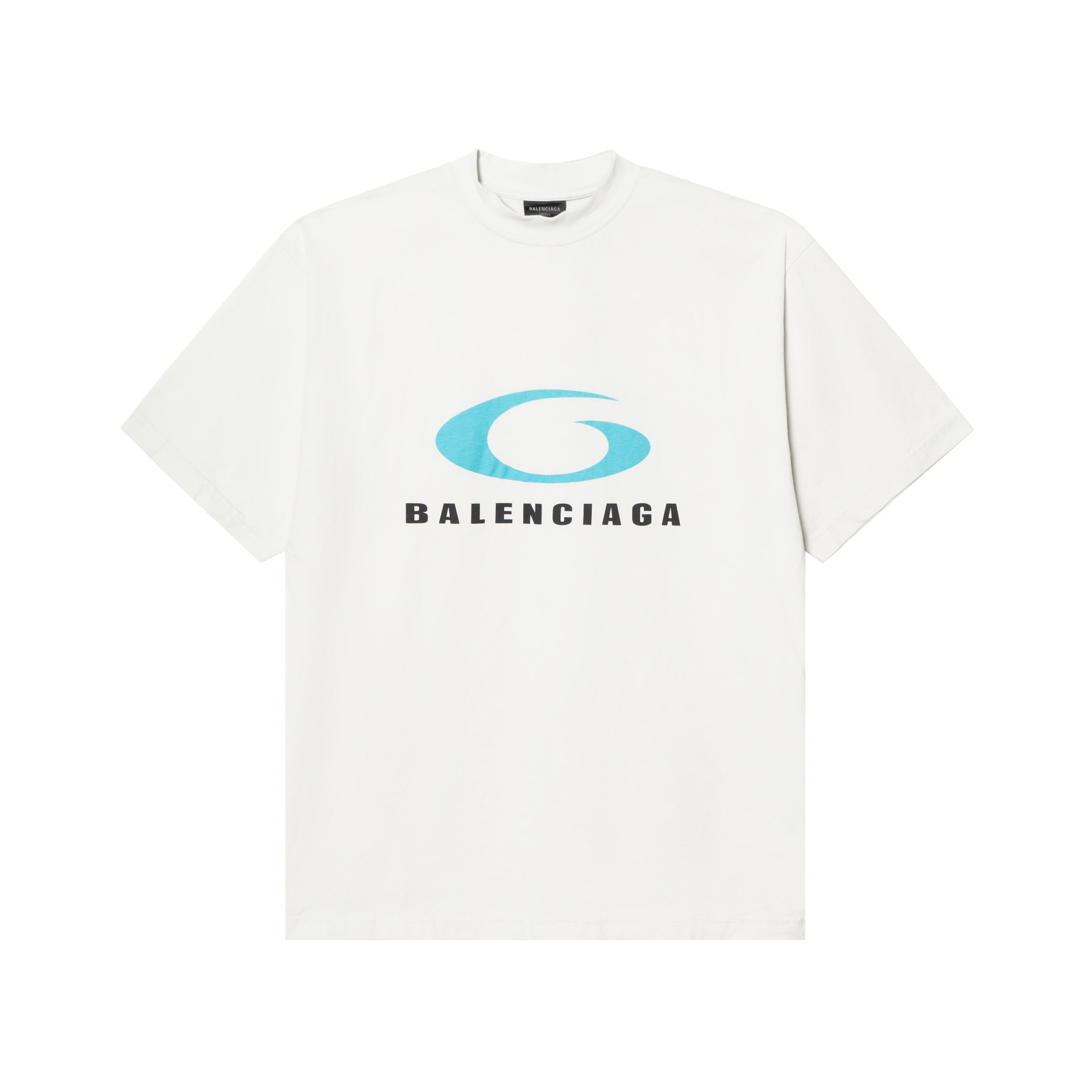 Balenciaga SS24 Logo Print T-Shirt White