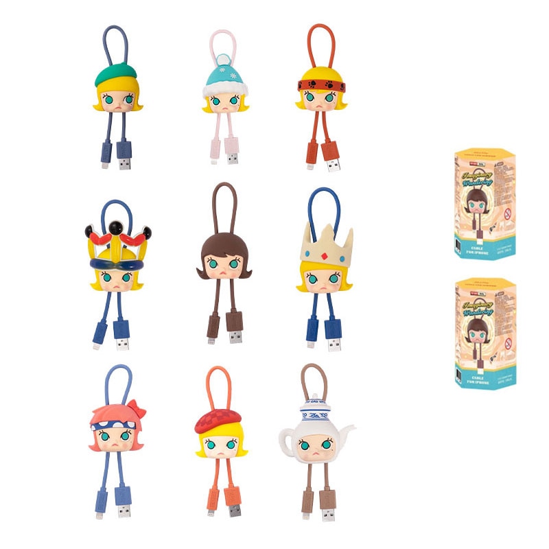 Pop Mart Molly Fantasy Adventure Series iPhone Cable Blind Box — фото 2
