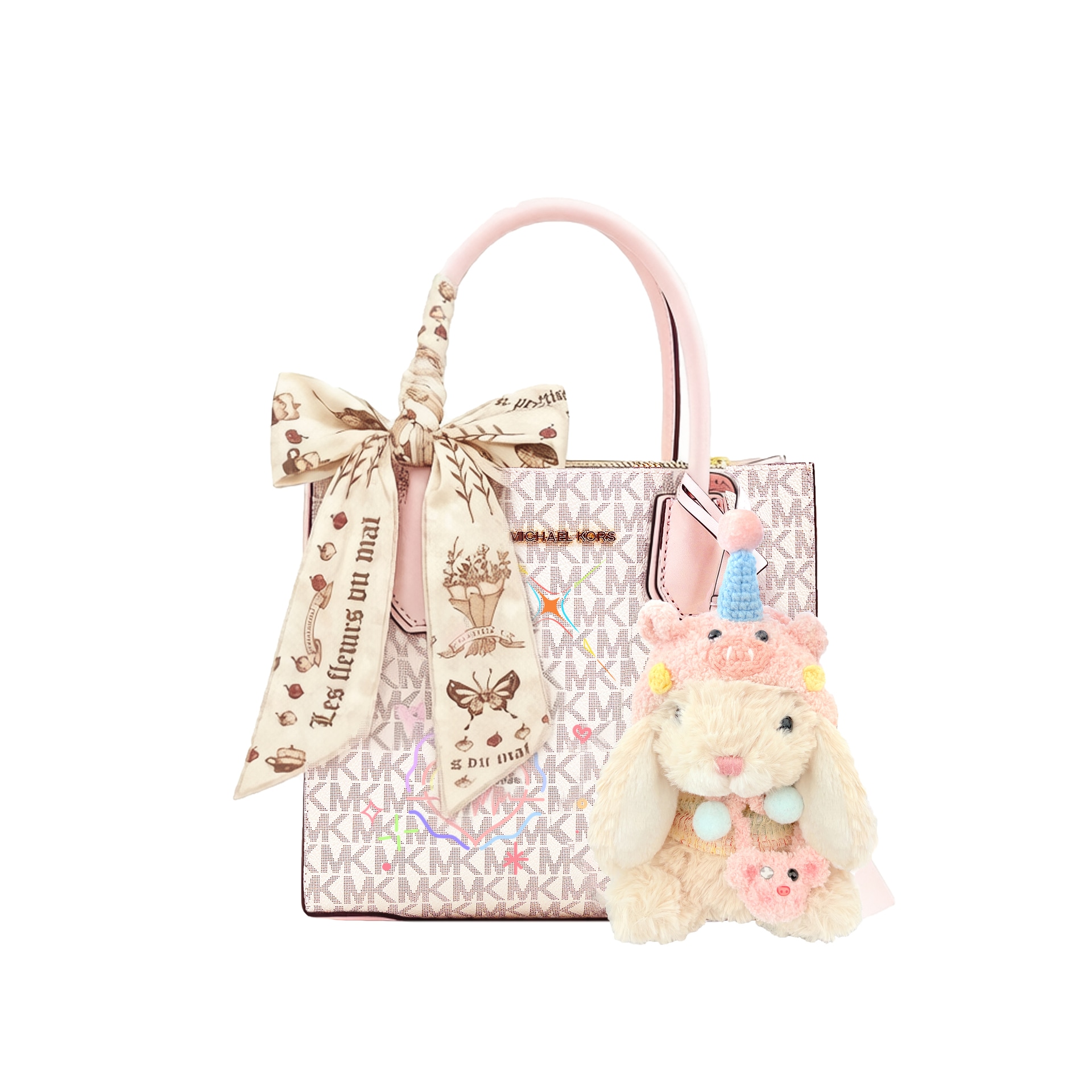 Michael Kors KORS Tote Bag Light Pink — фото 4