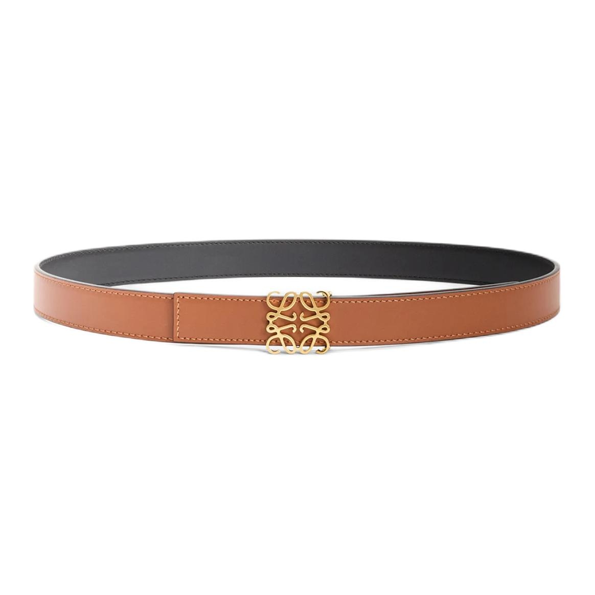 LOEWE Leather Belt Brown
