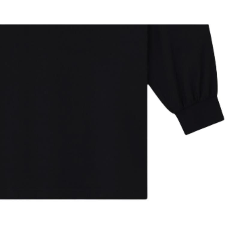 We11Done SS24 Rhinestone Dot Logo Oversized Long Sleeve Tee Black — фото 5