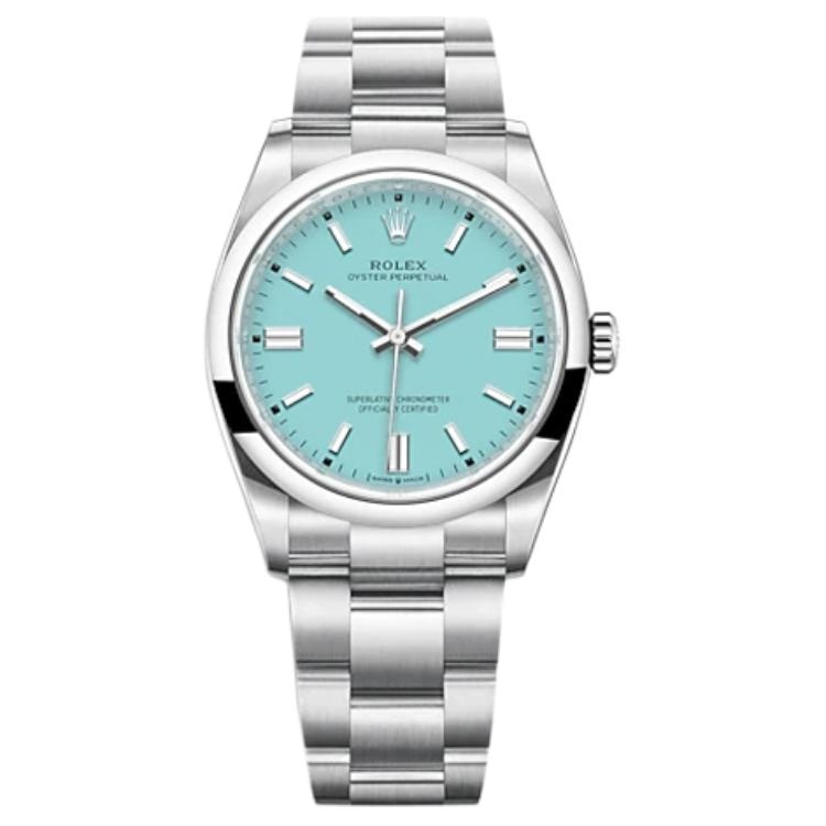 Rolex Oyster Perpetual Tiffany Blue M126000-0006