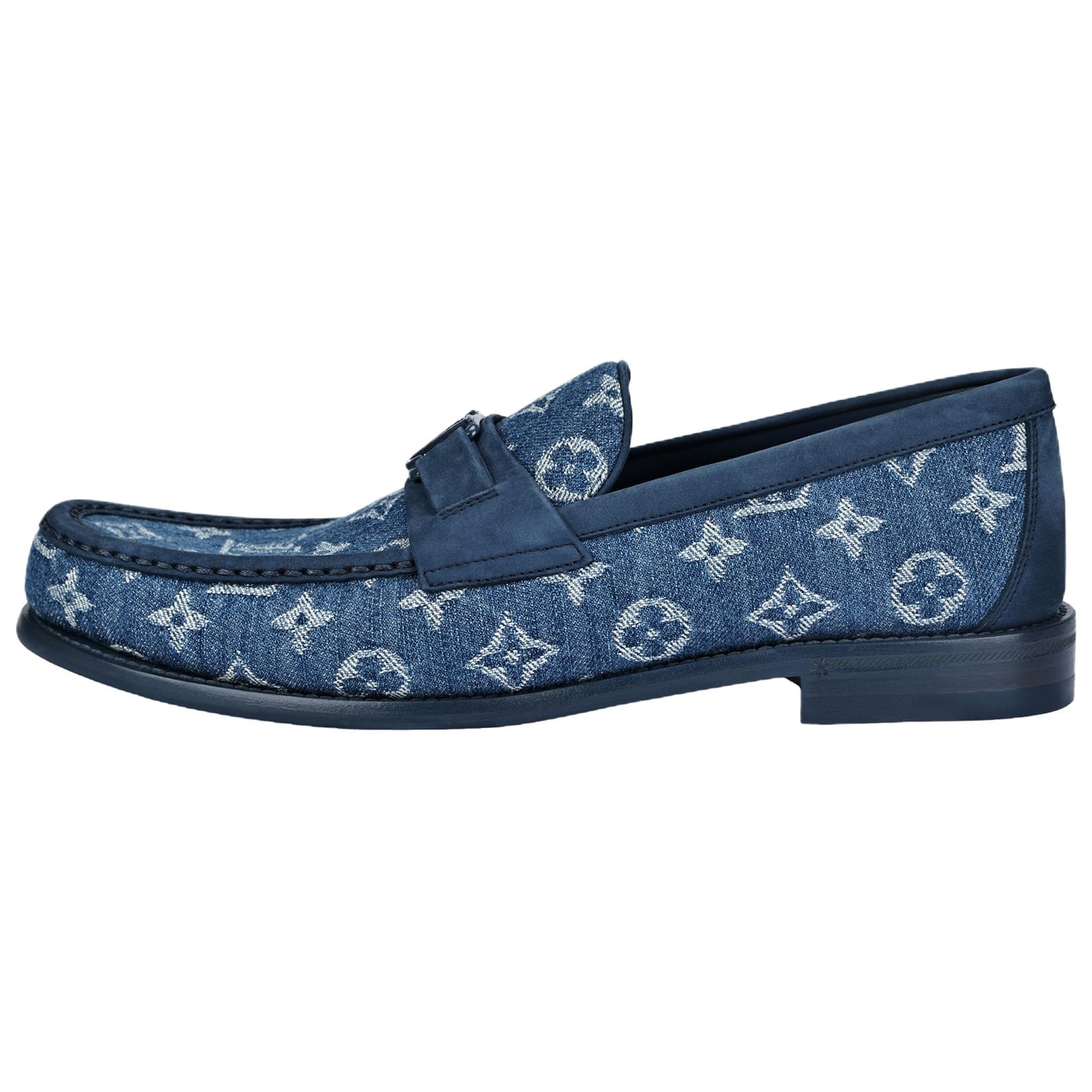 Louis Vuitton Loafers Blue