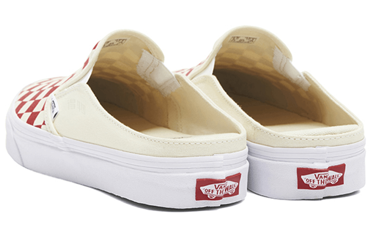 Vans Slip-On Red White Checkered — фото 2