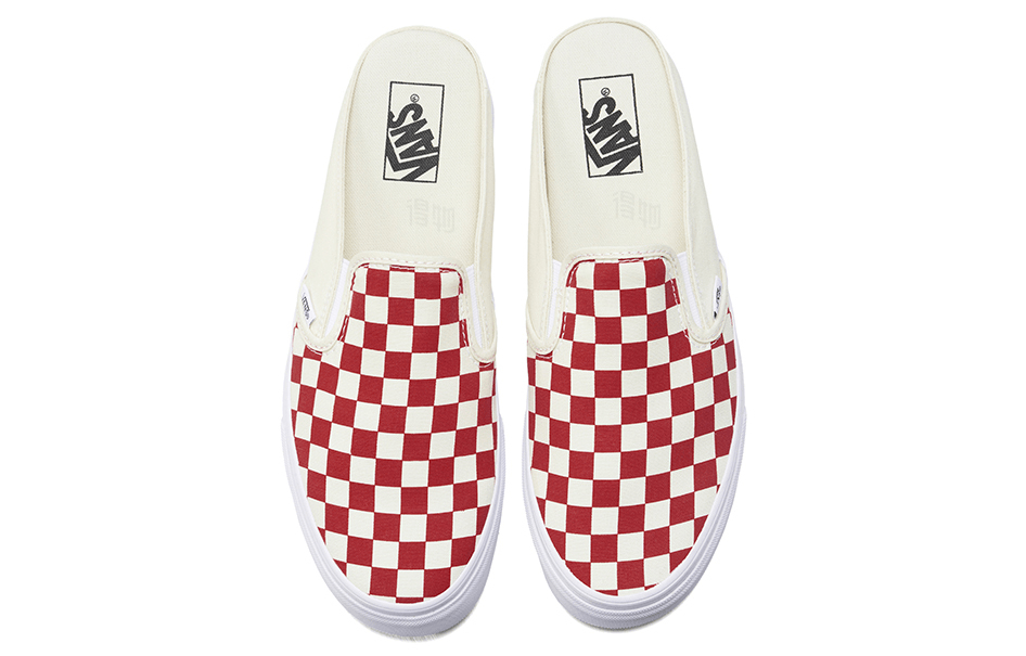 Vans Slip-On Red White Checkered — фото 3