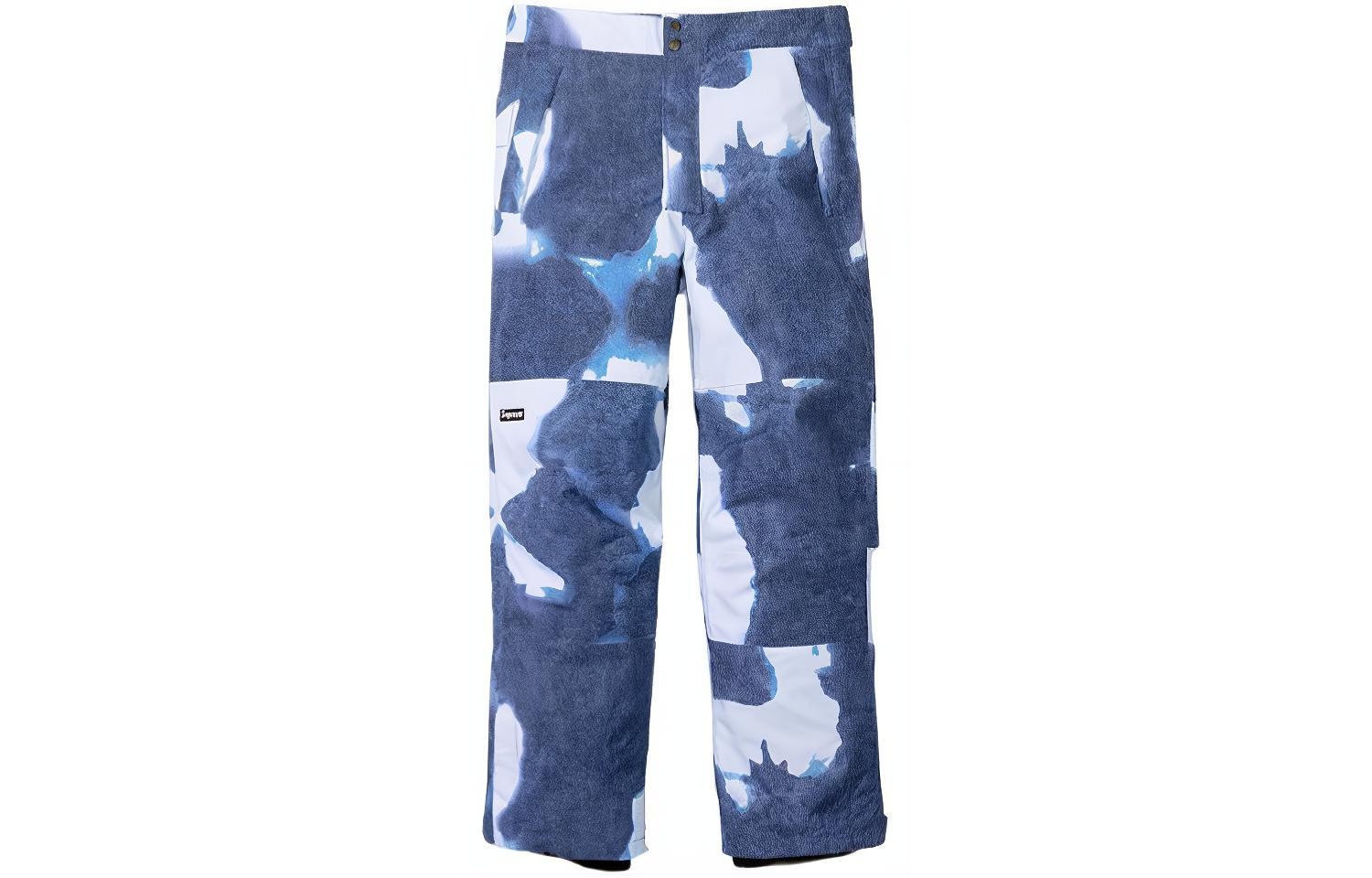 Джинсы Supreme x The North Face Bleached Denim Print Mountain Pant