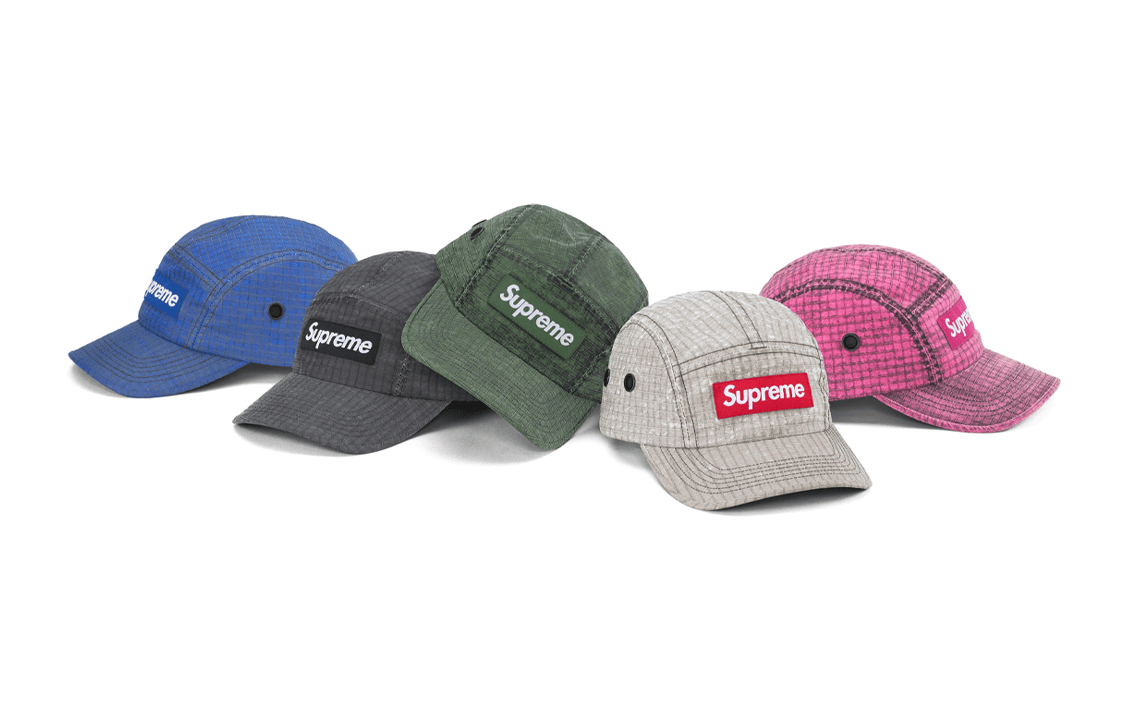 Supreme FW23 Distressed Ripstop Camp Cap — фото 1