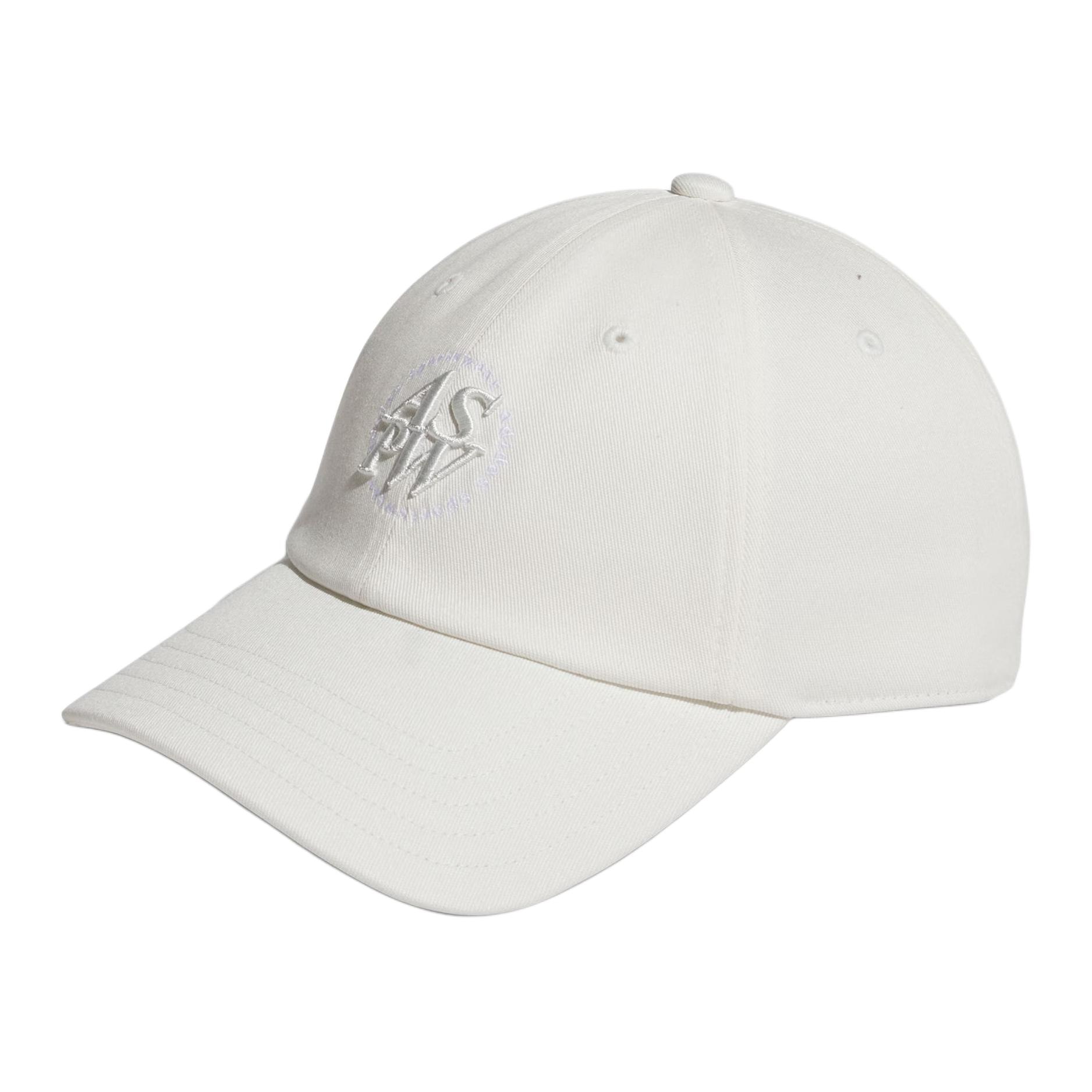 Adidas Embroidered Cotton Cap White