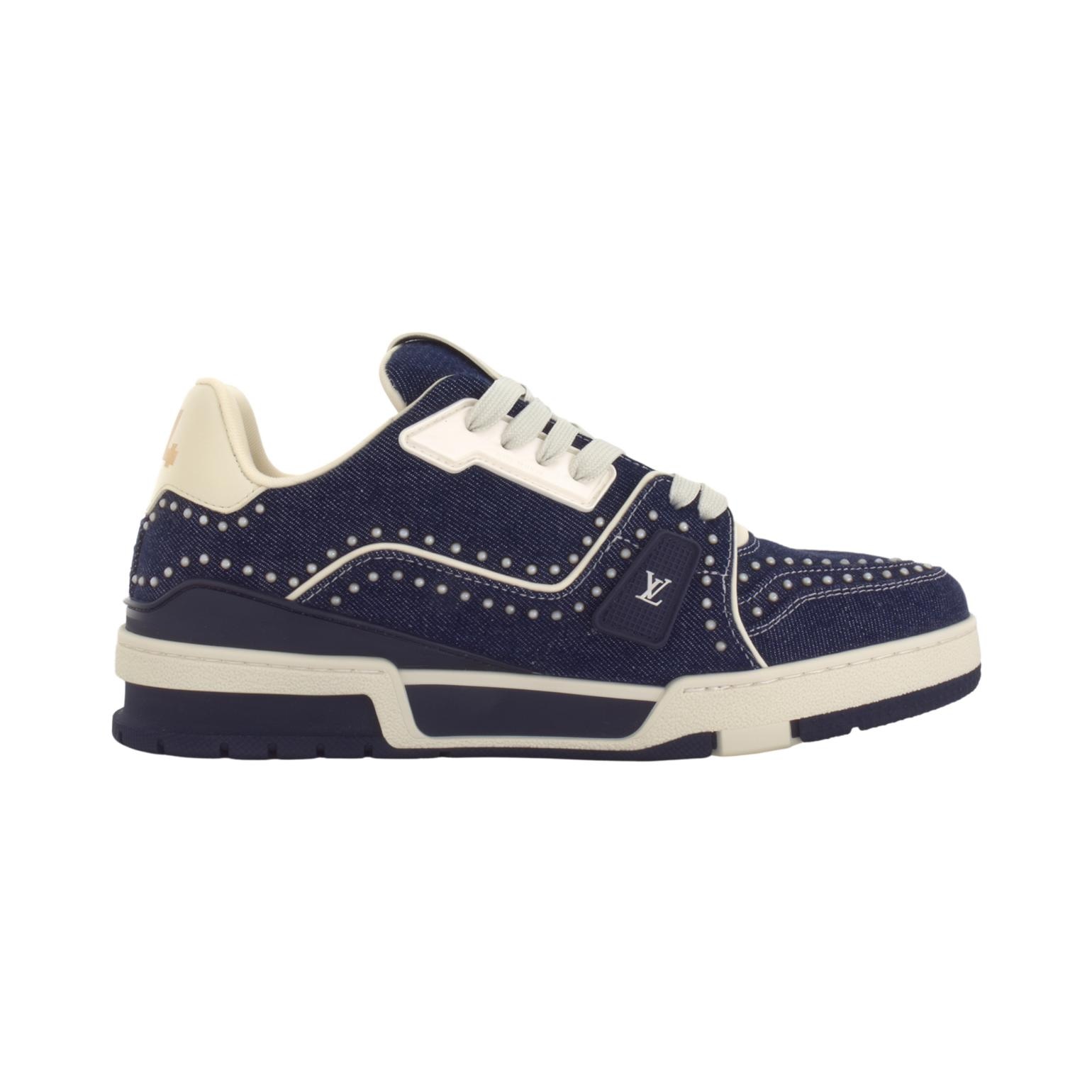 Louis Vuitton Trainer Denim Blue — фото 1