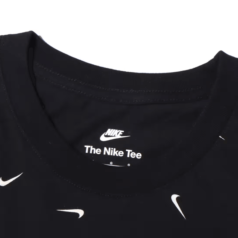 Nike Logo Crewneck T-Shirt Black — фото 5