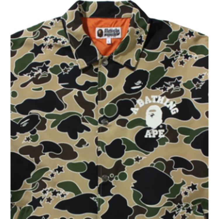 A BATHING APE BAPE STA Camo Coach Jacket — фото 5