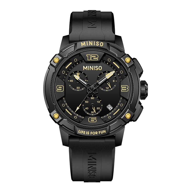 MINISO Three-Eye Six-Needle Multifunction Mechanical Watch