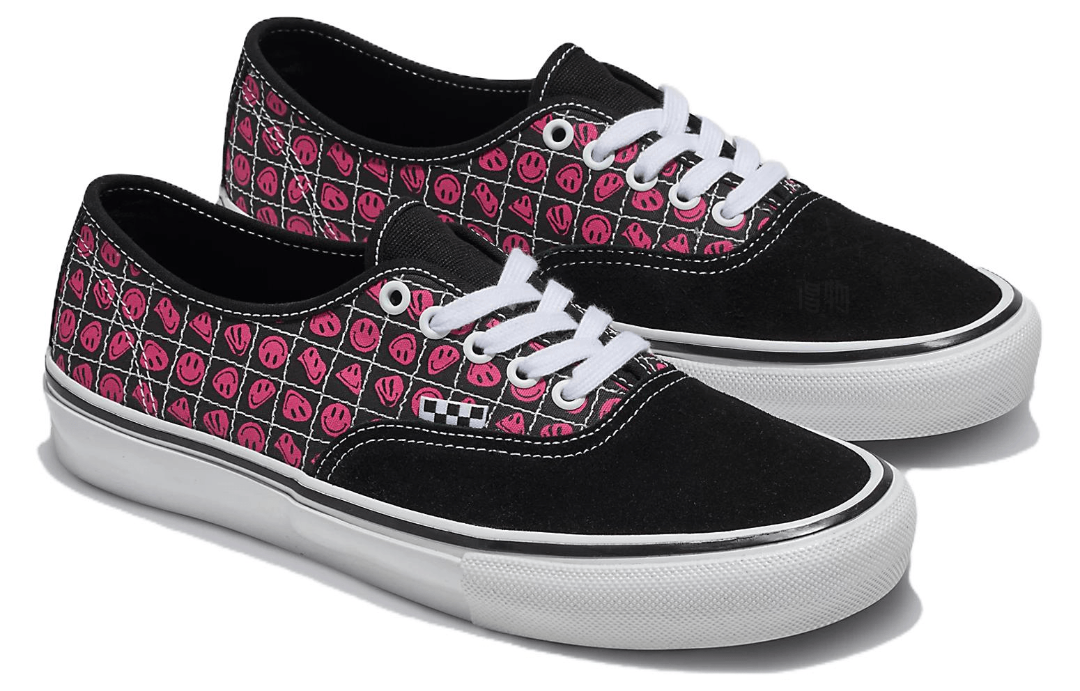 Vans Skate Authentic Black Red — фото 1