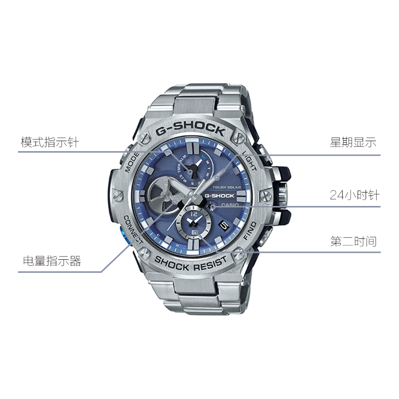 G-Shock GST-B100D-2A — фото 2