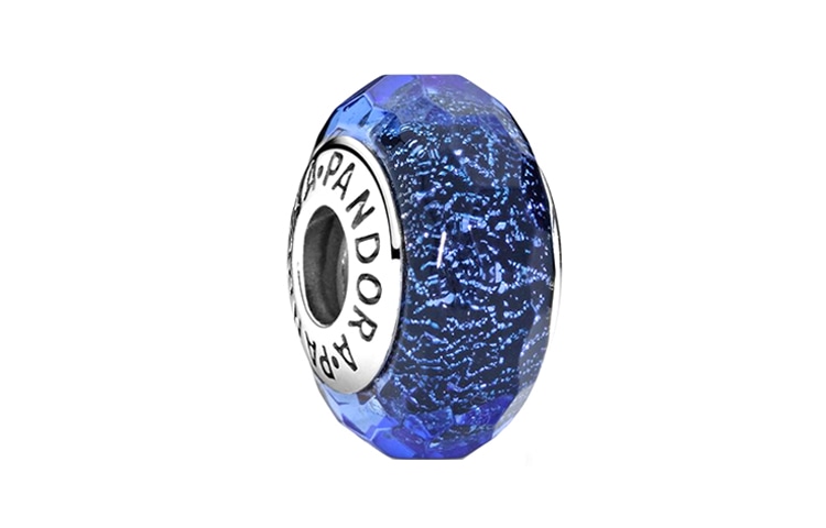 Pandora/潘多拉 Pandora Murano Glass Charm Blue